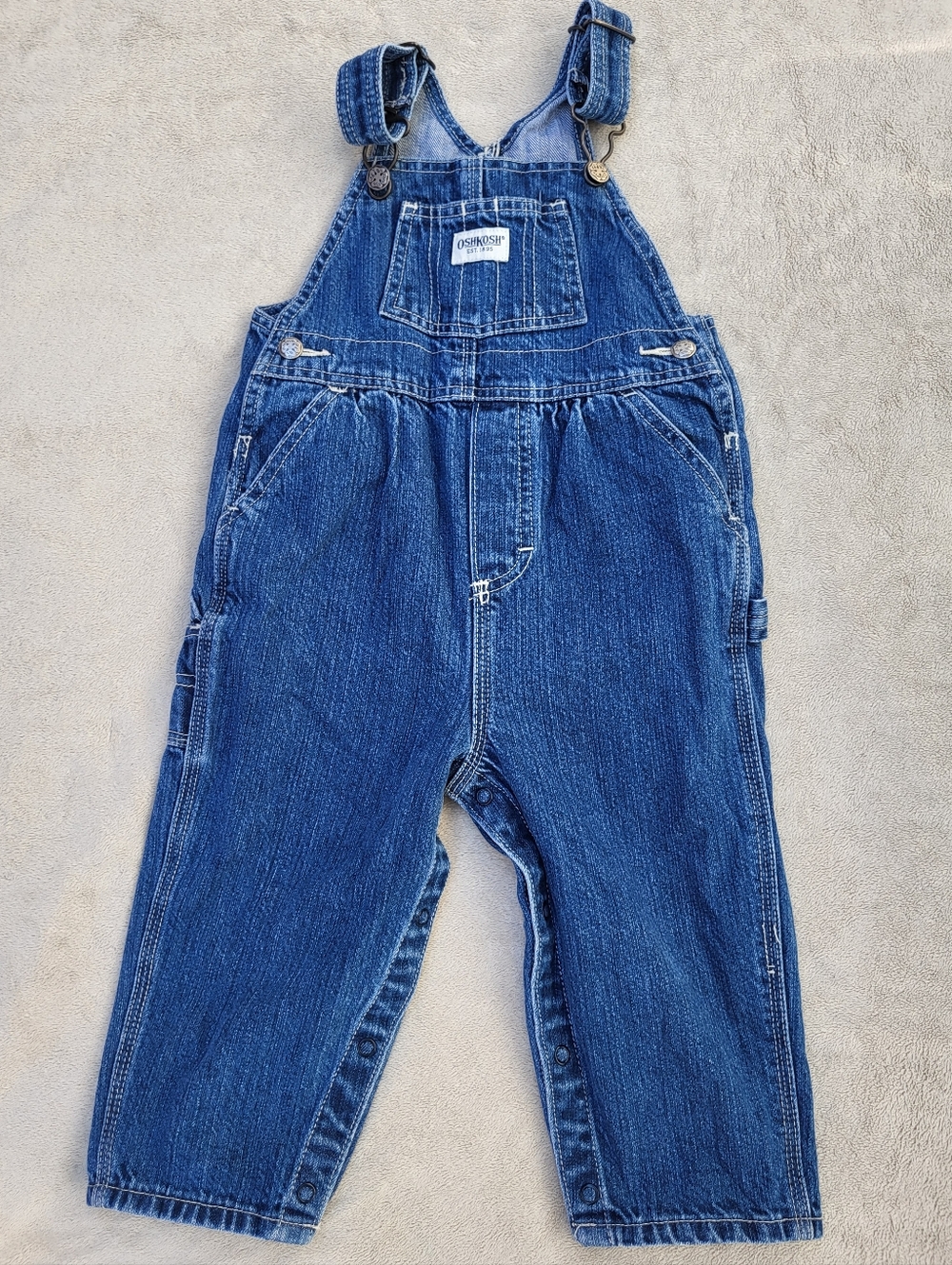 24M OshKosh Denim Overalls